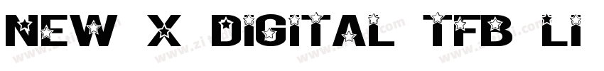 New X Digital tfb Li字体转换